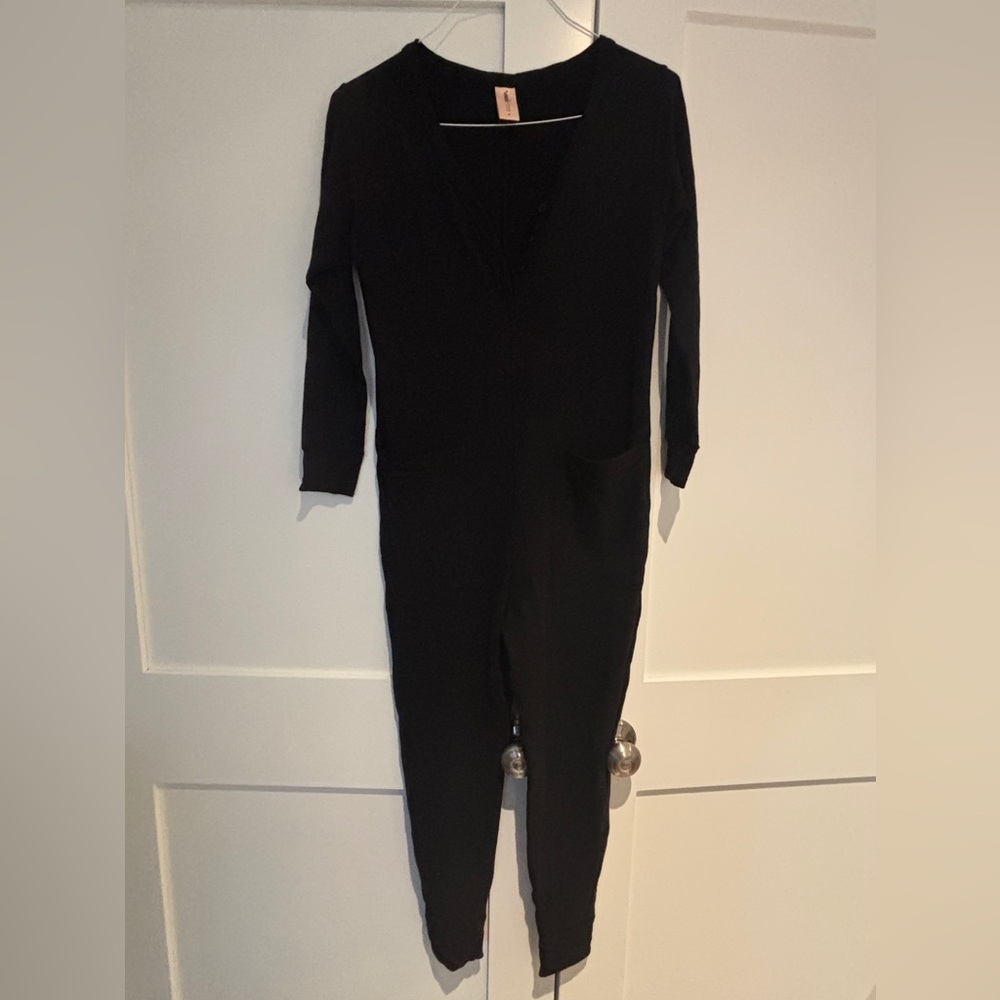 Smash & Tess Black Long Sleeve Romper